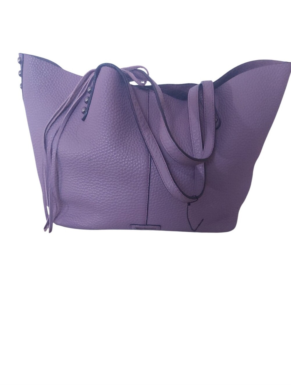 Rebecca Minkoff purple/mauve studded tote